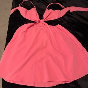 SHEIN pink cutout dress- S/M